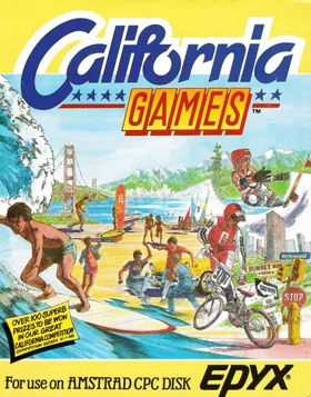 California Games (UK) (2 faces) (1987) box cover front